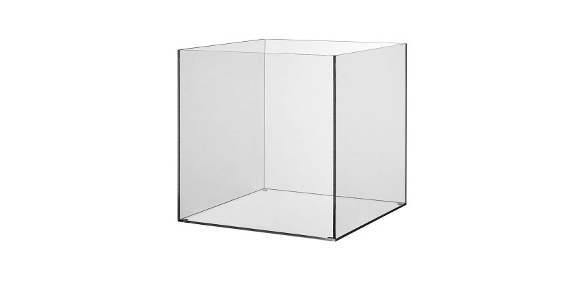 Espositore - Stand - Supporto - Scatola acrilico palia in acrilico trasparente 300x300x250mm - Scatola trasparente