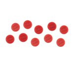 Nobo Magneti per lavagna magnetica, confezione da 10 magneti ROSSO da 32 mm