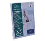 Espositore da tavolo inclinato A5 acrilico Exacompta