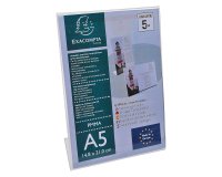 En_espositore da tavolo inclinato a5 exacompta