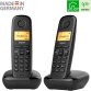 Telefono analogico/DECT Gigaset A170 Duo nero