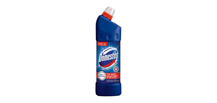 Gel WC Domestos javel 100 % Désinfectant - Flacon de 1 L
