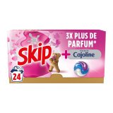 Lessive capsules Skip 3 en 1 Touche de Cajoline - 24 lavages