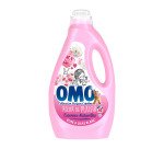 Lessive liquide Omo Rose & lilas blanc - 40 lavages - Bidon de 1,8 L
