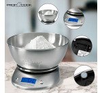 Balance de cuisine PC-KW 1040, acier inoxydable