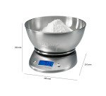 Balance de cuisine PC-KW 1040, acier inoxydable