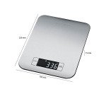 Balance de cuisine PC-KW 1061, acier inoxydable