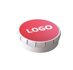 Advertising mint-flavored Clic Clac candies - 12 g box - around 60 pieces - multicolor branding