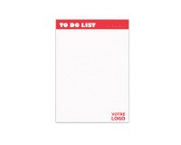 Advertising correspondence block 14 x 21 cm glued without cover - plain - 50 pages