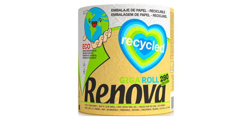 Essuie-tout Giga Roll recyclé Renova