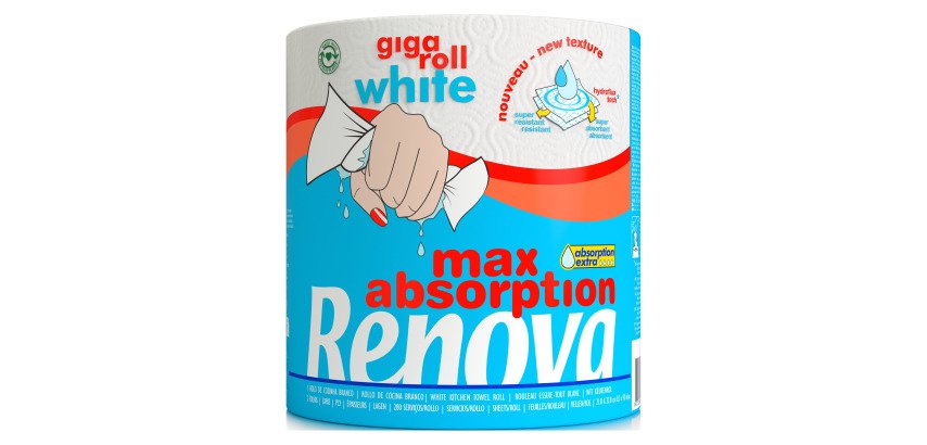 Essuie-tout max absorption Giga Roll Renova