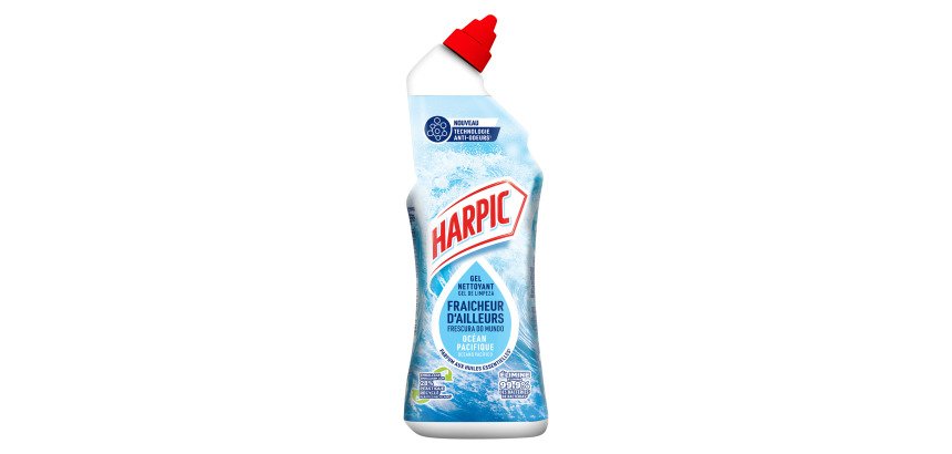 Gel WC Harpic Fraîcheur d'ailleurs - Flacon de 750 ml
