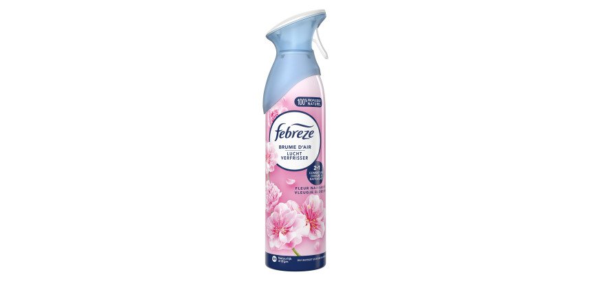 Désodorisant Febreze Brume d'air Fleur naissante - Aérosol 185 ml
