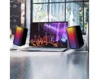 Enceintes filaires et Bluetooth rétroéclairées T'nB 2 x 3 W