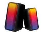 Enceintes filaires et Bluetooth rétroéclairées T'nB 2 x 3 W