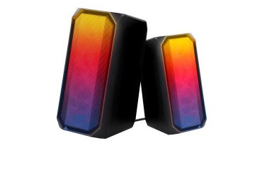 Altavoces con cable y Bluetooth retroiluminados T'nB 2 x 3 W