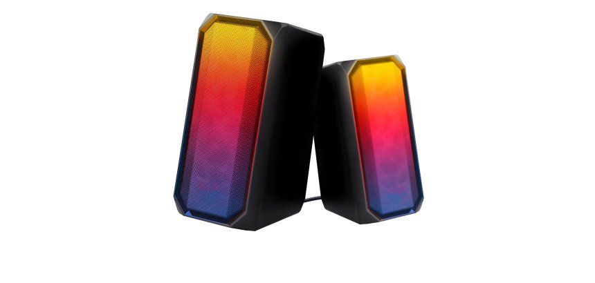 Enceintes filaires et Bluetooth rétroéclairées T'nB 2 x 3 W