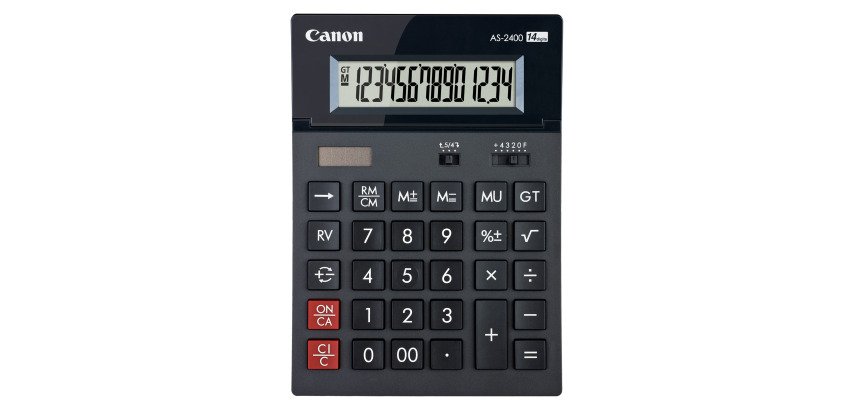 Calculator office Canon AS-2400 black
