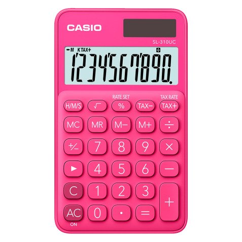 sCalculatrice de poche Casio SL-310UC Rose