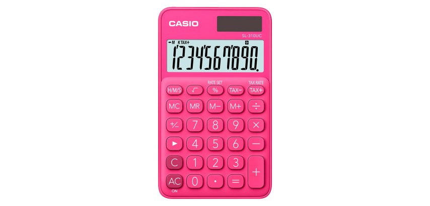 Pocket calculator Casio SL-310UC Pink