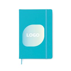 Carnet publicitaire piqué 14 x 21 cm ligné 192 pages - marquage multicolore