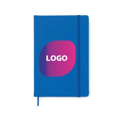 Carnet publicitaire piqué 14 x 21 cm ligné 192 pages - marquage multicolore