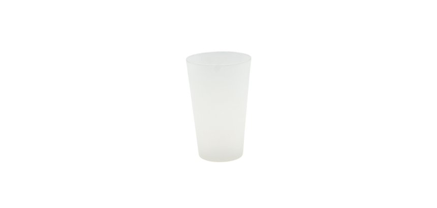 Reusable promotional cup - 30 cl - multicolor marking