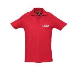 Polo mixte manches courtes publicitaire Sol's - marquage 1 couleur