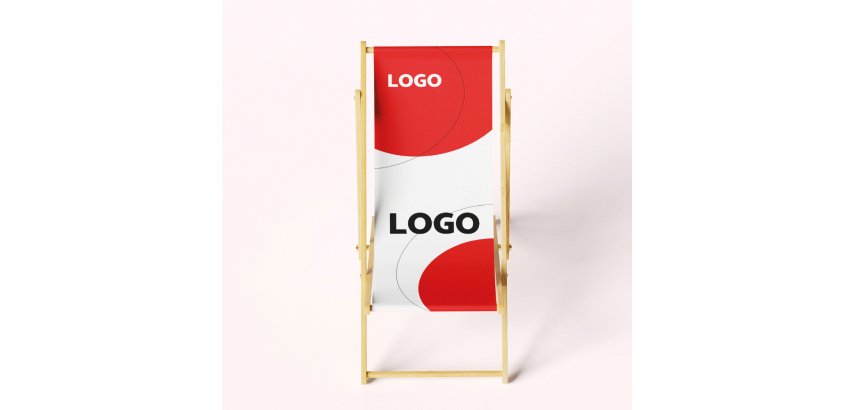 Transat chilienne publicitaire blanc - marquage multicolore