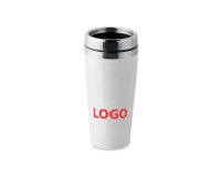 Promotional stainless steel insulated mug - 40 cl - 1 color imprint