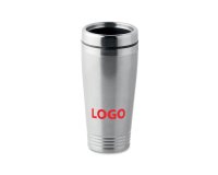 Thermosbeker promotieartikel in RVS - 40 cl - 1 kleur opdruk