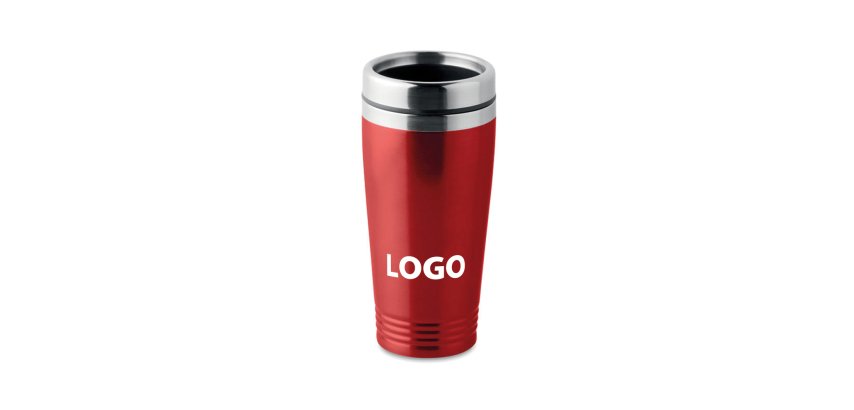 Thermosbeker promotieartikel in RVS - 40 cl - 1 kleur opdruk