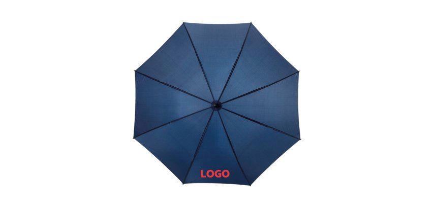 Paraplu Ø 130 cm personaliseerbaar met logo voor golf - 2-kleurige bedrukking
