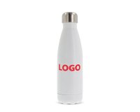 Flaschenwerbung aus Edelstahl - Fassungsvermögen 0,5 Liter - 1-Farben-Bedruckung