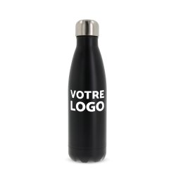 Thermosfles van roestvrij staal personaliseerbaar - Opdruk 1 kleur - Inhoud 0,5 L
