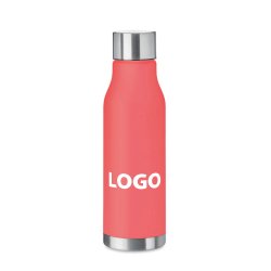 Advertising bottle made of recycled plastic - Capacity 0.6 L - 1 color imprint