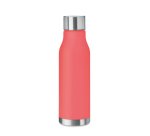 Bouteille publicitaire en plastique recyclé - Contenance 0,6 L - marquage 1 couleur