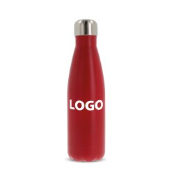 Promotional stainless steel insulated water bottle - Capacity 0.5 L - 1-color printing