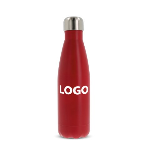 Promotional stainless steel insulated water bottle - Capacity 0.5 L - 1-color printing