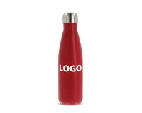 Promotional stainless steel insulated water bottle - Capacity 0.5 L - 1-color printing