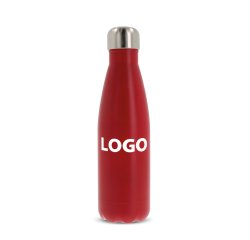 Promotional stainless steel insulated water bottle - Capacity 0.5 L - 1-color printing