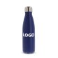Bouteille isotherme publicitaire en acier inoxydable - Contenance 0,5 L - marquage 1 couleur