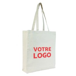 Sac en coton publicitaire Tote Bag 180 g/m² - grande capacité 16 L