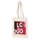 Sac en coton publicitaire Tote Bag 180 g/m² - 10 L - marquage multicolore