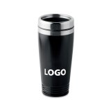 Promotional stainless steel insulated mug - 40 cl - 1 color imprint