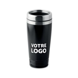 Mug isotherme publicitaire en acier inoxydable-  40 cl - marquage 1 couleur