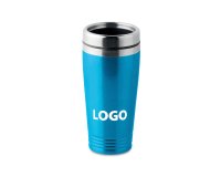 Promotional stainless steel insulated mug - 40 cl - 1 color imprint