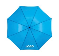 Paraplu Ø 130 cm personaliseerbaar met logo voor golf - 2-kleurige bedrukking