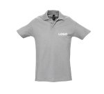 Short-sleeved unisex promotional polo shirt by Sol's - 1-color printing.