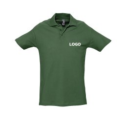 Short-sleeved unisex promotional polo shirt by Sol's - 1-color printing.